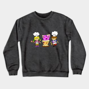 cute bakery chefs Crewneck Sweatshirt